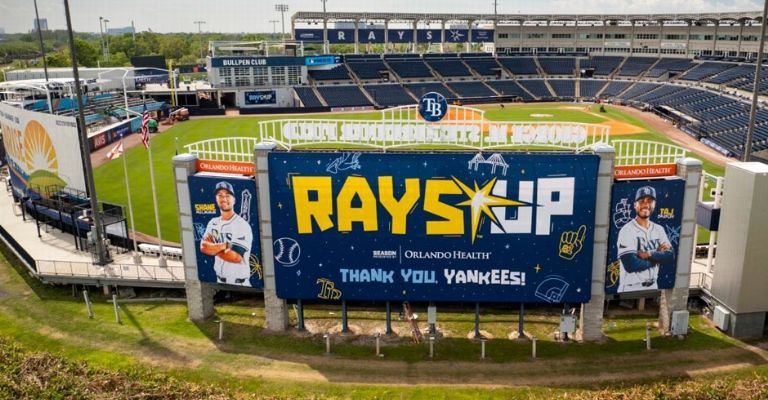 Los Rays jugaron esta campaña en el Steinbrenner Field