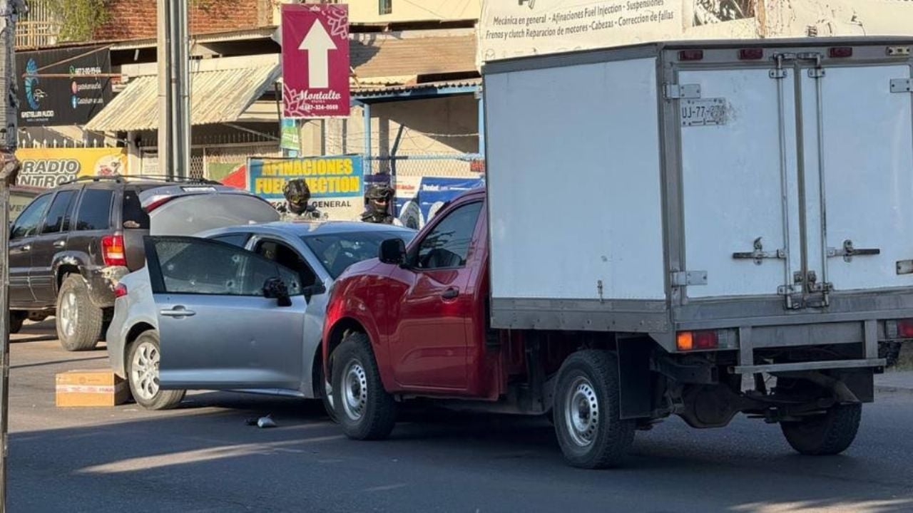 Persecución a balazos termina con un muerto y un herido en colonia Las Cucas de Culiacán