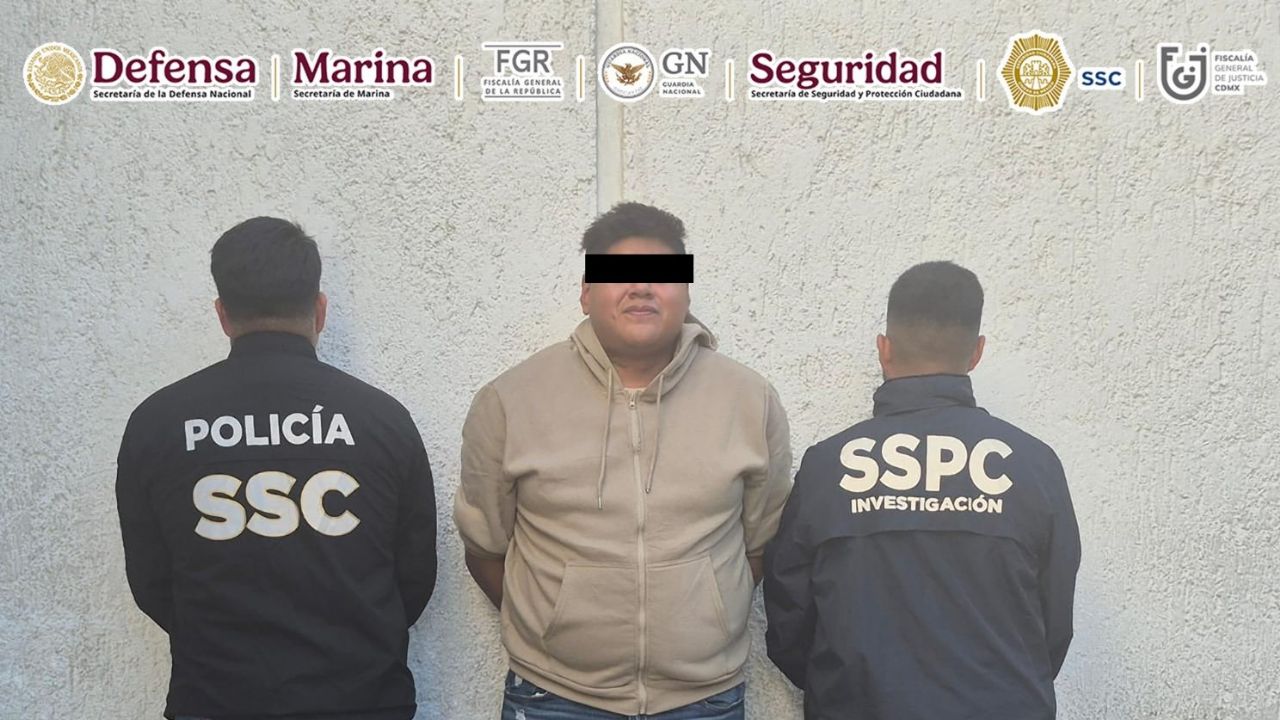 Golpe al crimen en CDMX: Cae Brandon ‘N’, generador de violencia, relacionado con FEMINICIDIO