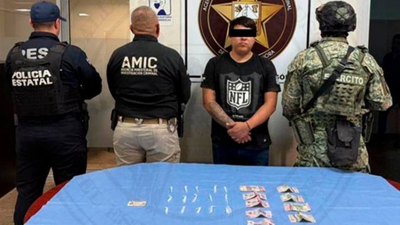 Capturan a presunto narcomenudista en Cajeme y aseguran varios envoltorios de ‘crystal’