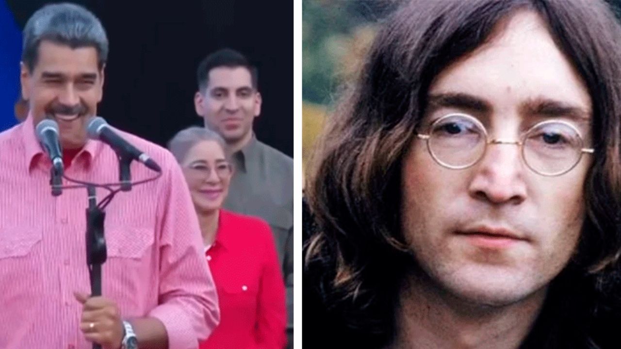 (VIDEO) Maduro sorprende al romper discurso con ‘Imagine’ de John Lennon en medio del conflicto con EU