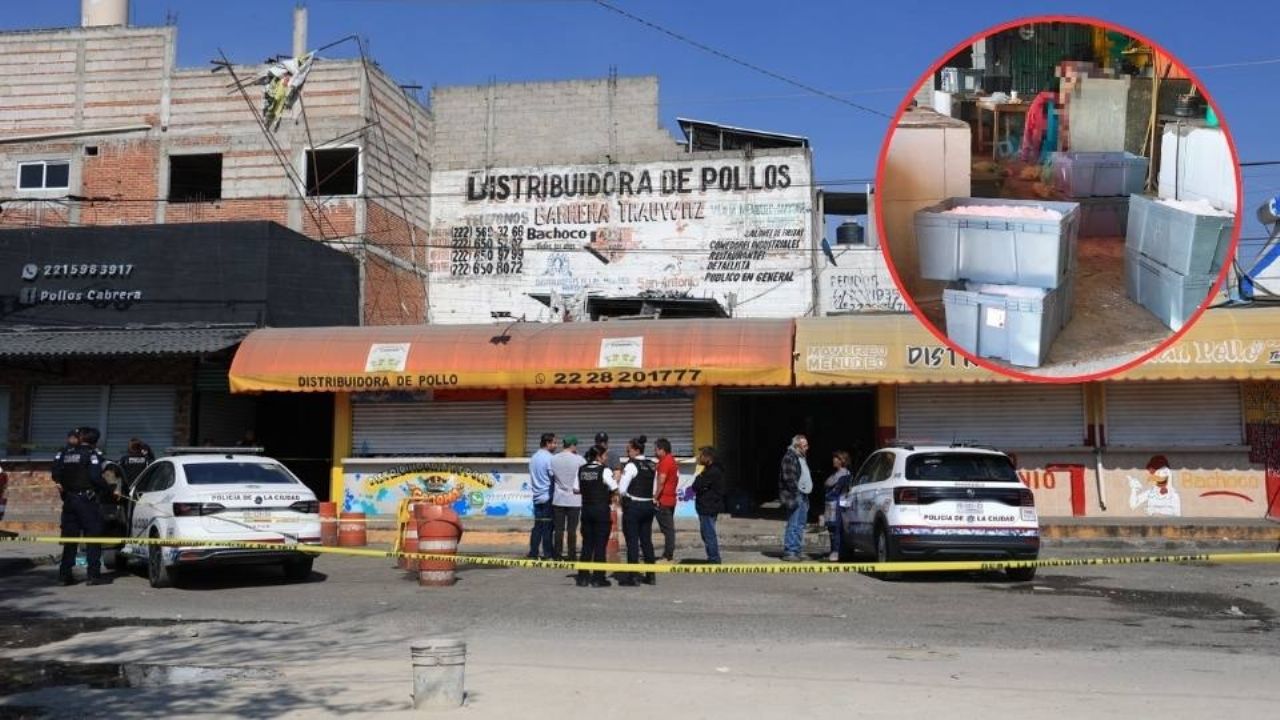 Motosicarios irrumpen en Central de Abasto de Puebla y ejecutan a propietario de pollería