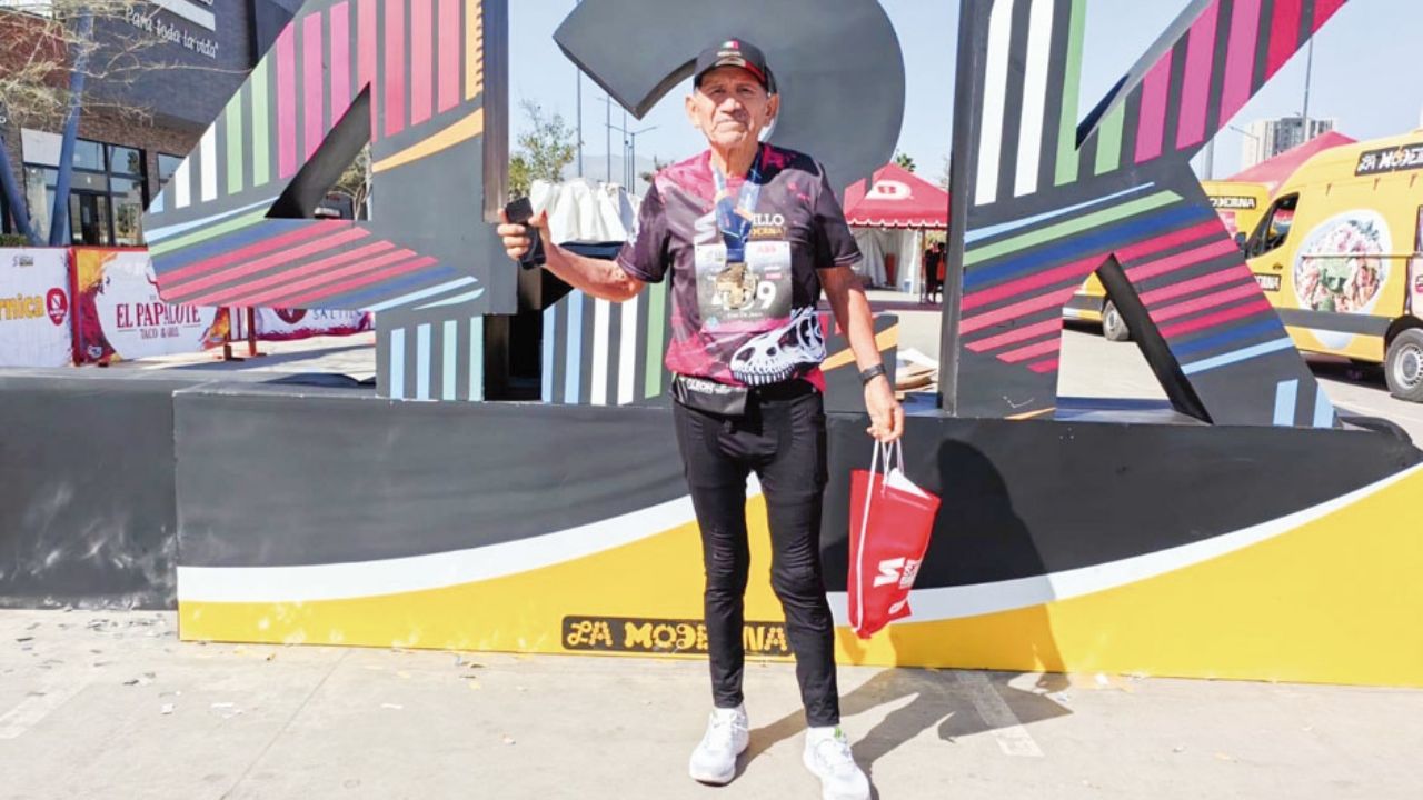 José de Jesús Cózari Barrera está más cerca de la meta de los 100 maratones