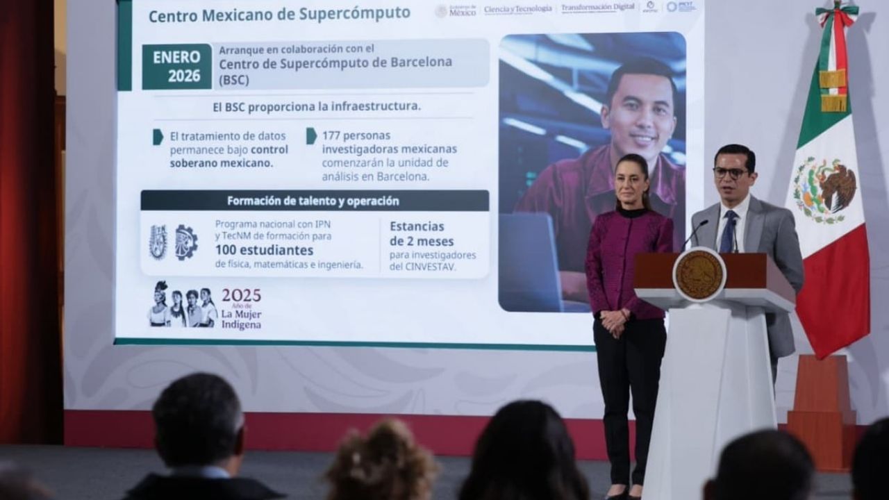 Gobierno de Sheinbaum firma convenio con Barcelona para lanzar el Centro Mexicano de Súper Cómputo