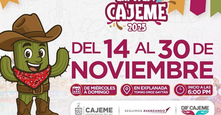 ExpoFest Cajeme 2025, del 14 al 30 de noviembre