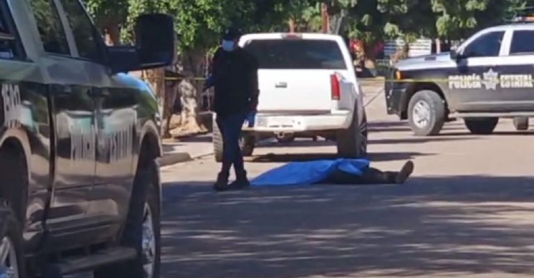 Código Rojo genera pánico en centro de Cócorit; ejecutan a 'El Indio' en plena vía pública
