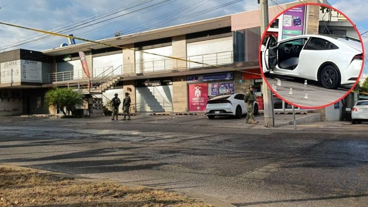 Asesinan a Édgar Iván cuando estaba estacionado frente a una farmacia al oriente de Culiacán