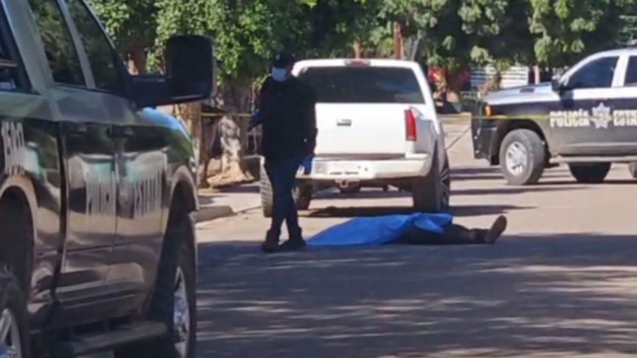 Código Rojo genera pánico en centro de Cócorit; ejecutan a ‘El Indio’ en plena vía pública