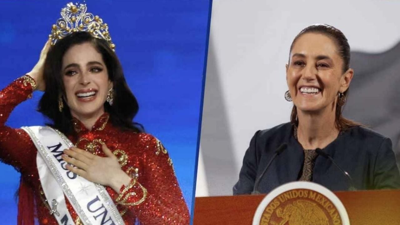 Presidenta Sheinbaum celebra a Fátima Bosch, tabasqueña coronada Miss Universo 2025
