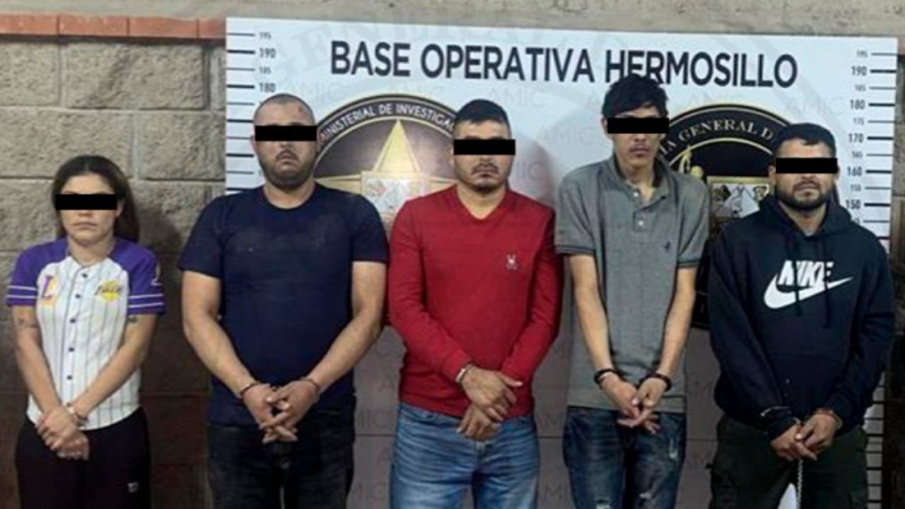 Hermosillo: Fiscalía imputa a cinco personas por delitos contra la salud tras decomiso de droga