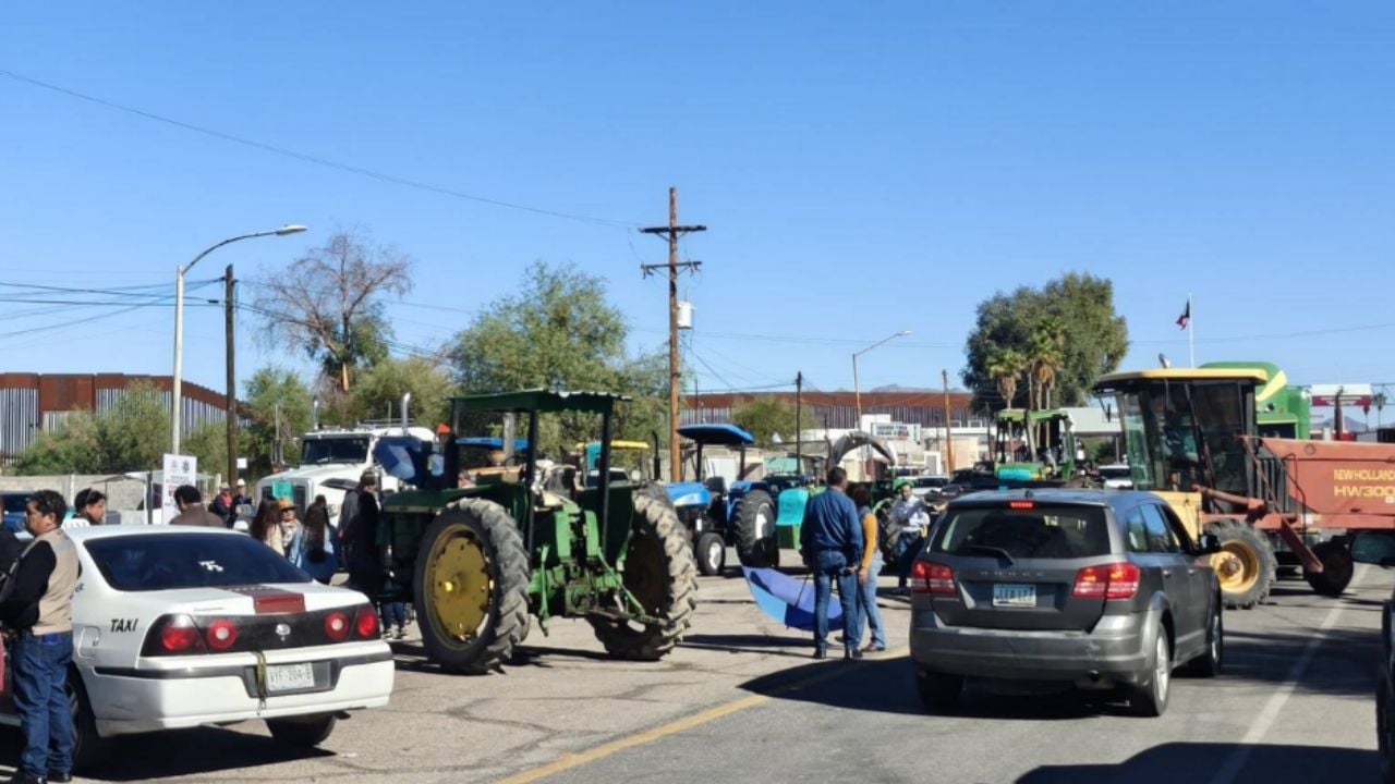 Sonora se suma a megabloqueo: Productores toman caseta de ‘La Jaula’ en Navojoa; los puntos afectados