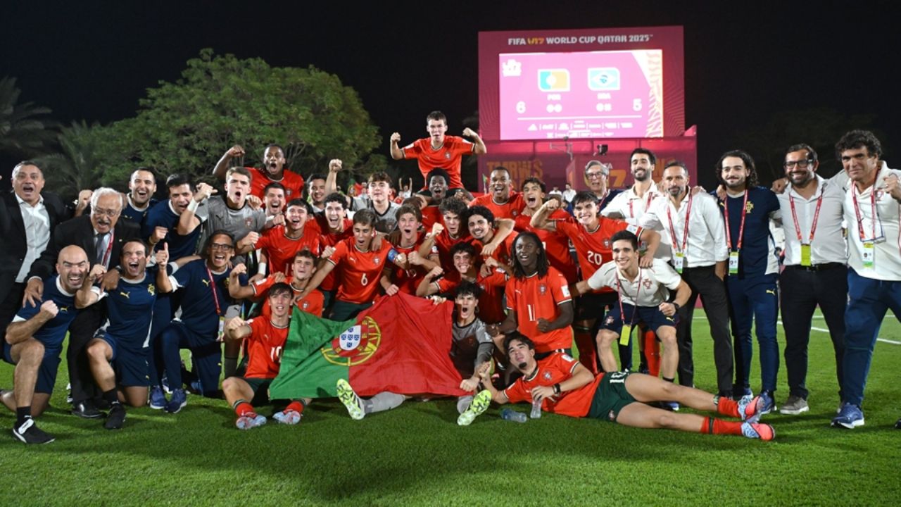 Portugal vence a Brasil en penales; se enfrentará a Austria en la final de la Copa del Mundo sub-17