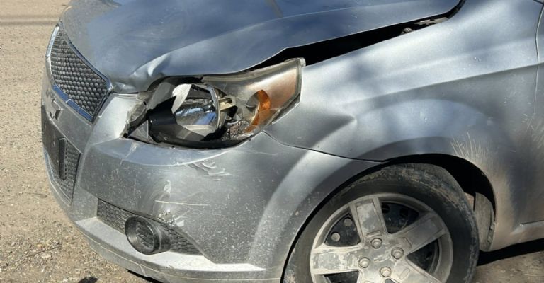 El accidente de tránsito ocurrió en la intersección de las calles Jalisco y Ricardo Magaña.