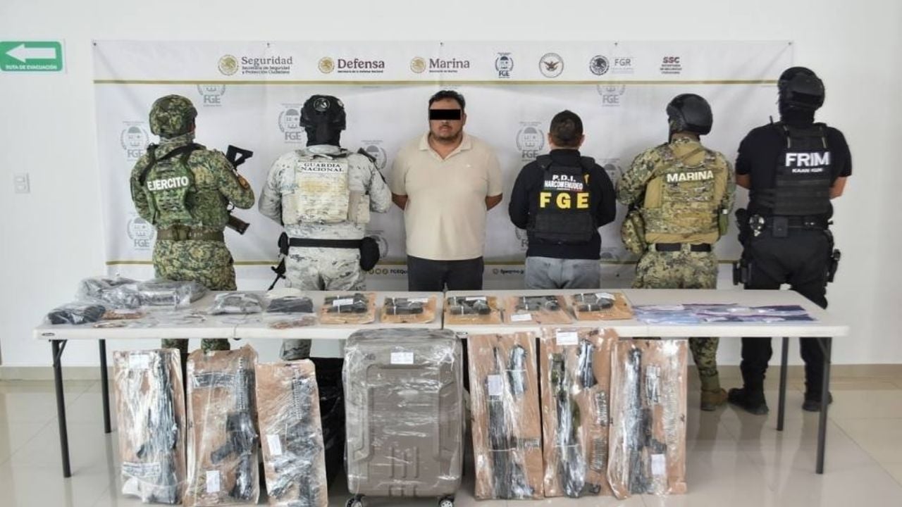 Detienen a ‘El Rayo’, presunto líder del CJNG en Quintana Roo relacionado a cinco asesinatos