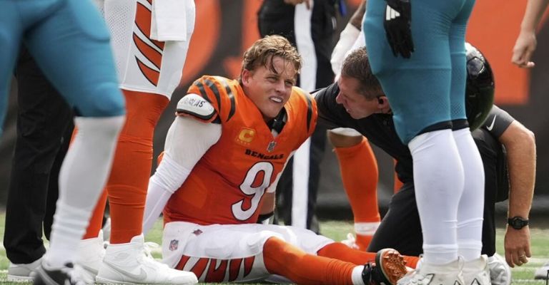 Burrow pasó mucho tiempo lesionado