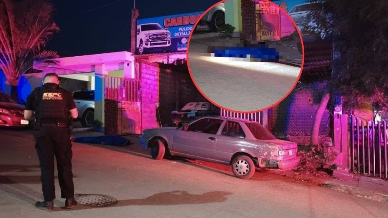 Asesinan a sujeto en taller de carrocería al nororiente de Culiacán; era un empleado del lugar