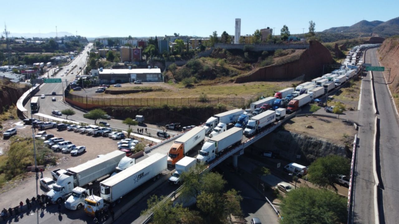 Cámaras empresariales en Sonora ven afectaciones por bloqueos; Alfonso Durazo hace un llamado a no afectar