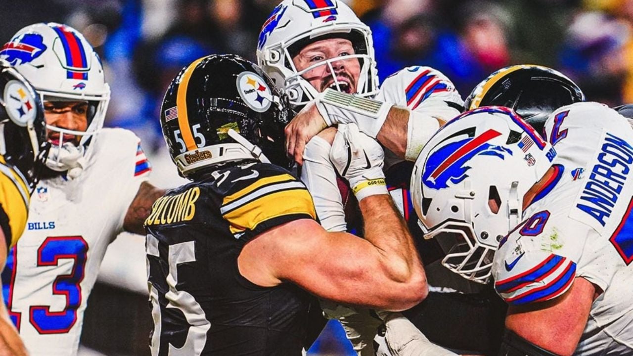 En jornada histórica para Josh Allen, los Bills aplastan a los tambaleantes Steelers
