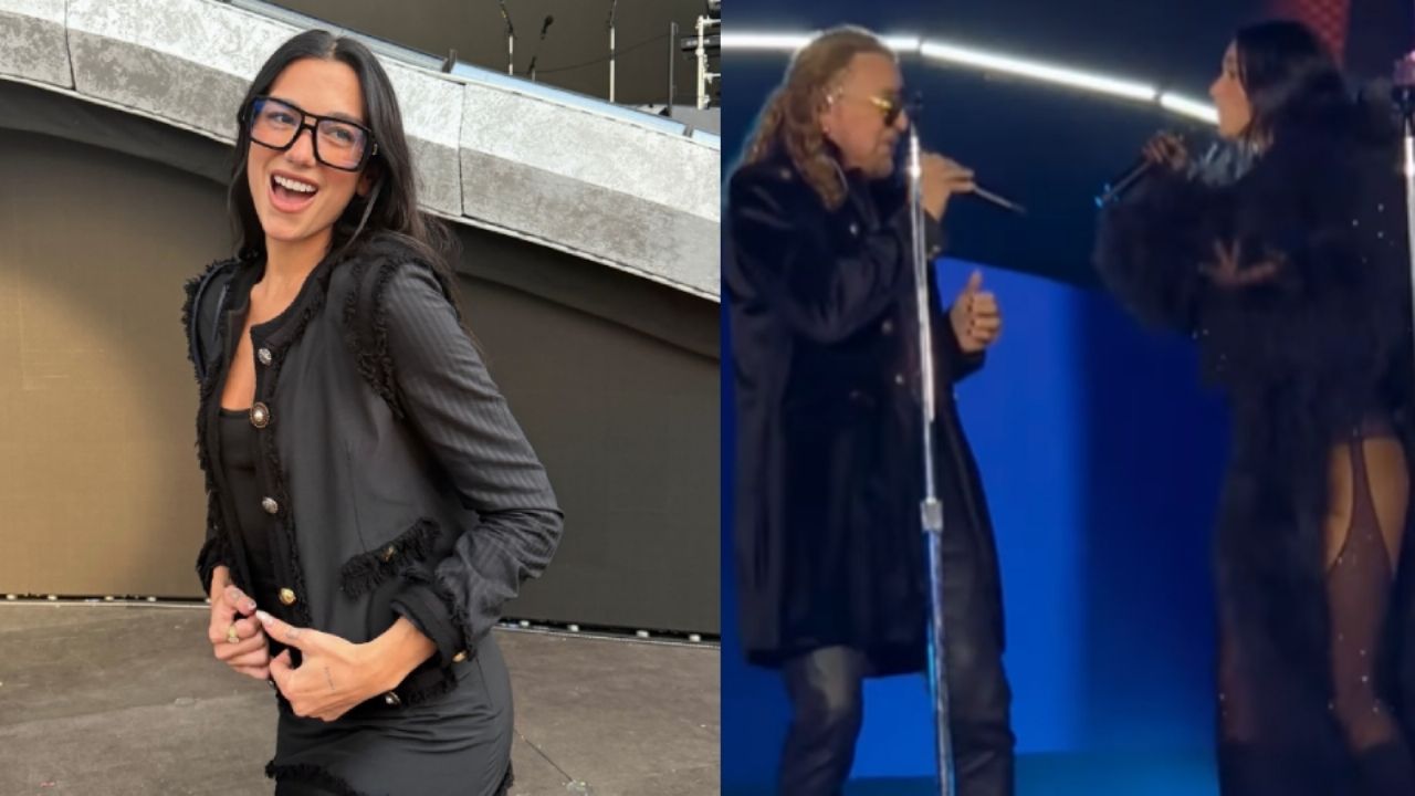 Dua Lipa sube a Maná al escenario: Hace retumbar el Estadio GNP con ‘Oye Mi Amor’ al lado de Fher