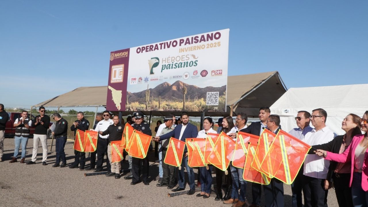 Arranca el programa de seguridad de ‘Bienvenido Héroe Paisano 2025’ en Navojoa