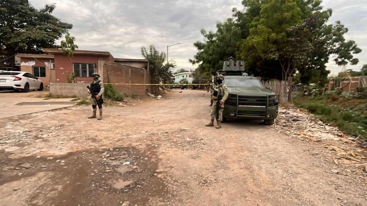 Había llegado de Tijuana: Ataque armado deja un muerto en vivienda al suroriente de Culiacán