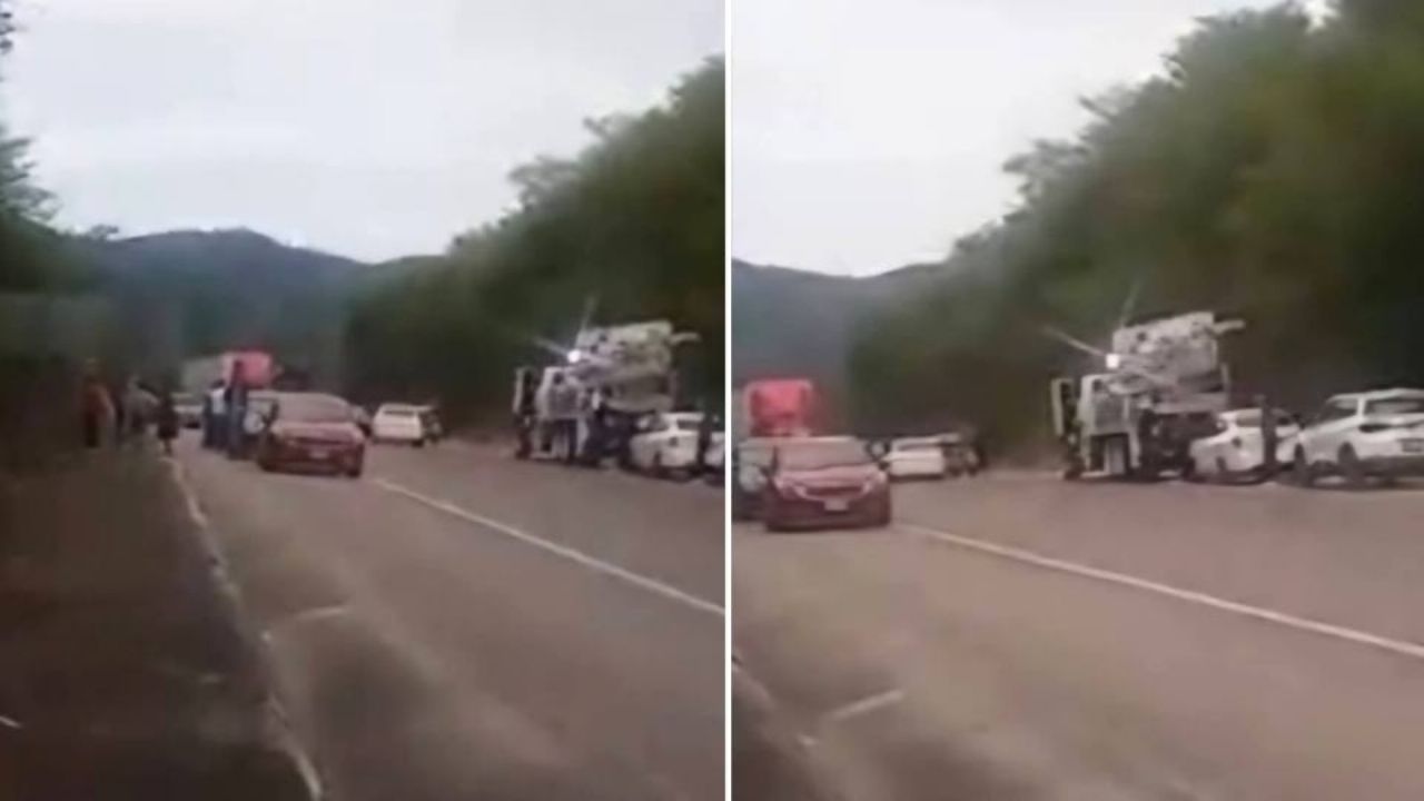Civiles armados agreden a fuerzas federales de García Harfuch en una autopista de Concordia