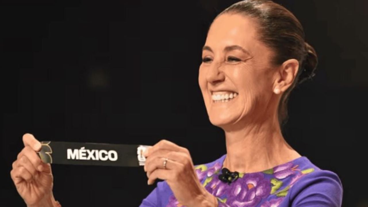 Sheinbaum asiste al sorteo del Mundial 2026; “Estamos orgullosos de recibir por tercera vez la Copa Mundial”