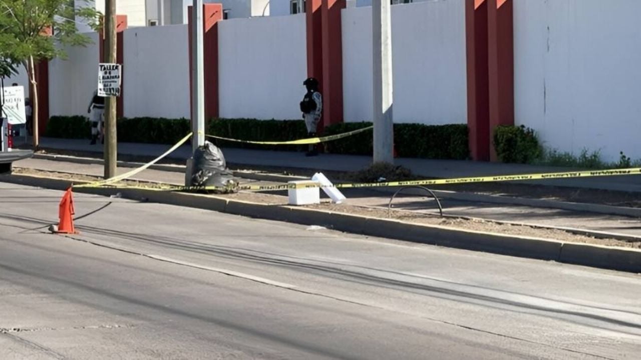 Localizan hielera con restos humanos en la zona nororiente de Culiacán; se trataría de una cabeza