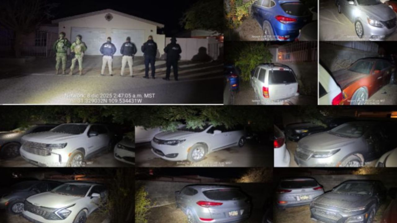 ‘GOLPE’ AL CRIMEN: Decomisan 24 vehículos en Agua Prieta; 18 tienen reporte de robo en EU