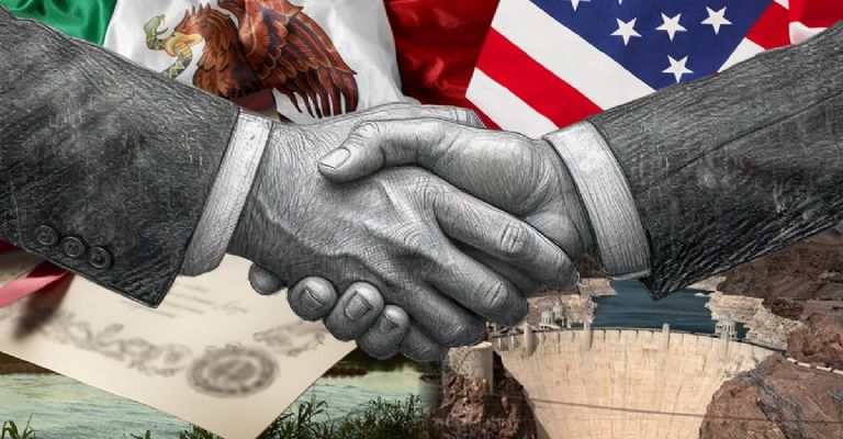 Trump lanza amenaza a México; impondría 5% de arancel de no cumplir Tratado de Aguas