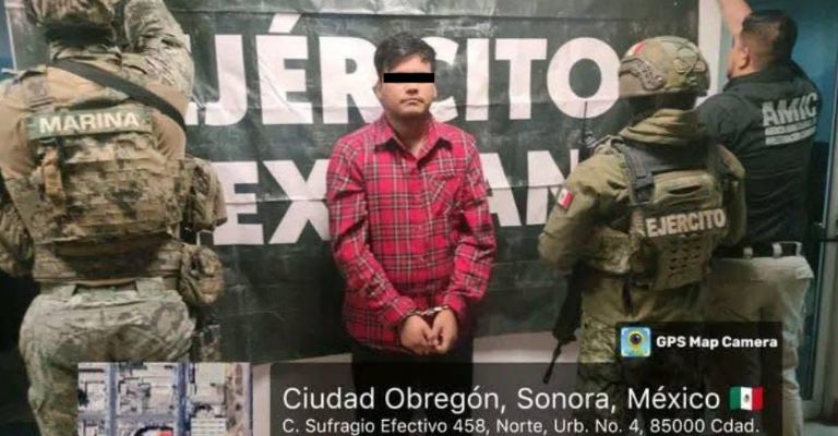 La foto filtrada corresponde a la detención de Miguel Ángel 'N', de 28 años