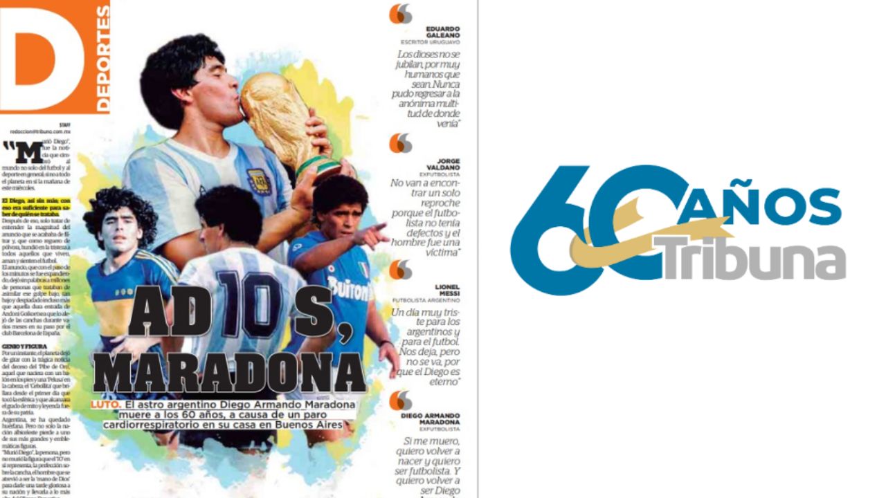 60 años, 60 historias: ¡Eterno! Diego Armando Maradona, el genio del futbol está en las manos de D10S