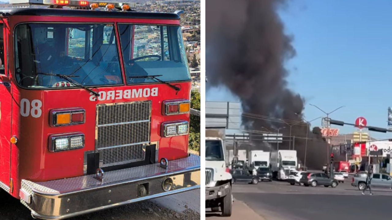 Nogales: Conato de incendio en desagüe de prolongación Obregón; un indigente habría iniciado el fuego