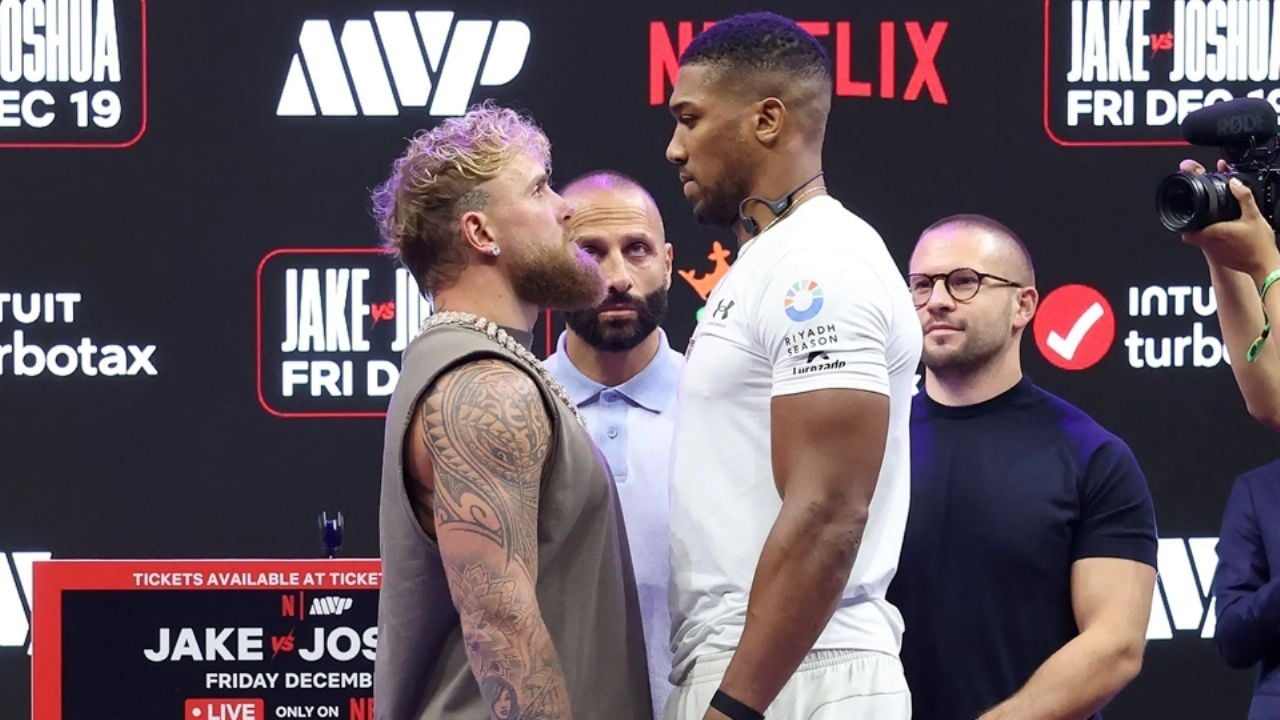 Anthony Joshua promete hacer daño a Jake Paul su próximo combate : “Es mi mentalidad”