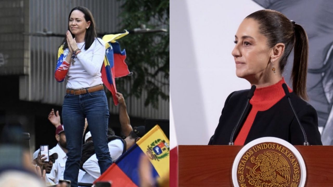 Claudia Sheinbaum guarda SILENCIO sobre el Nobel de la Paz a María Corina Machado