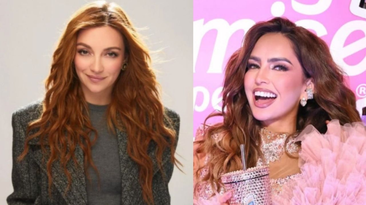 VIDEO: Regina Blandón planta tremendo beso en los labios a Karla Díaz durante posada navideña