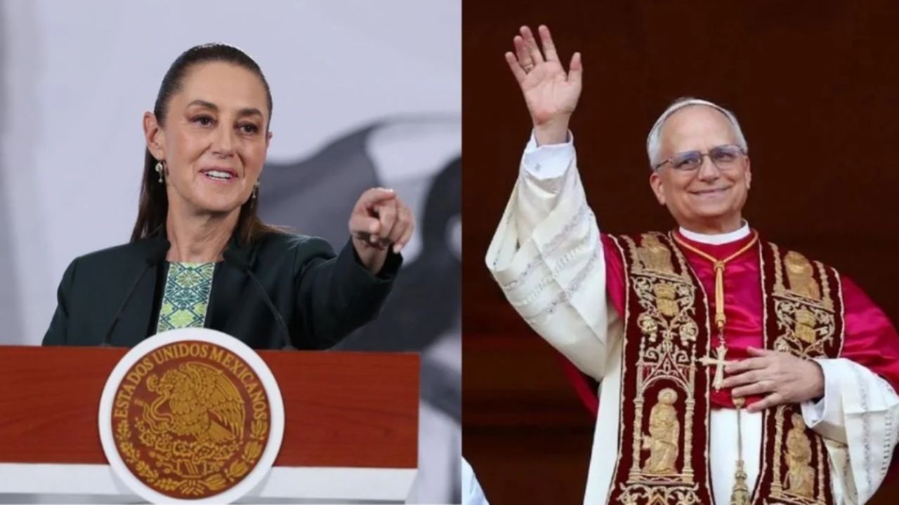 Sheinbaum y Papa León XIV conversan por llamada telefónica; lo invita a visitar México