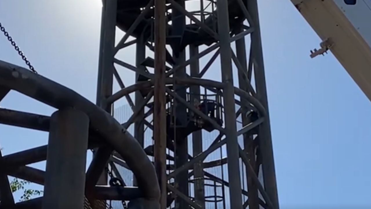 Cajeme retira la tirolesa de la Laguna del Náinari, estructura detenida desde 2018 y bajo controversia