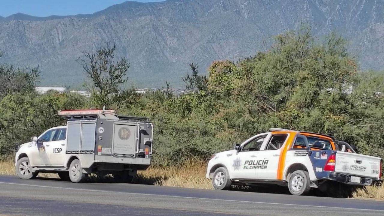 Pánico: Vecinos salen a caminar y encuentran un cadáver en plena carretera de Nuevo León