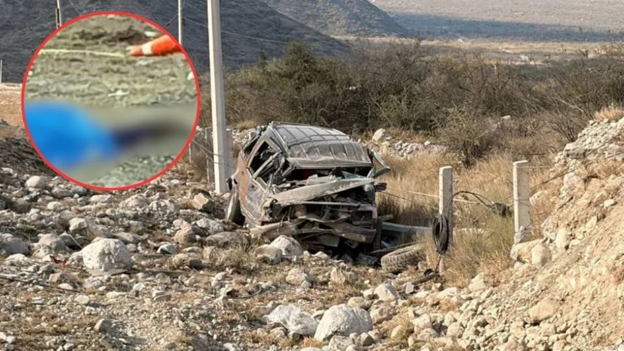 Sólo tenía 21 años: Fallece conductor tras aparatosa volcadura en una carretera de Nuevo León