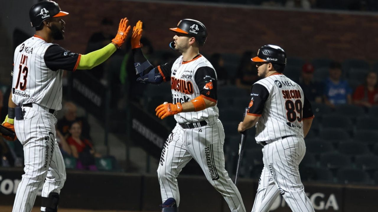 Los Naranjeros de Hermosillo aseguran la serie ante Águilas con jonrón de César Salazar
