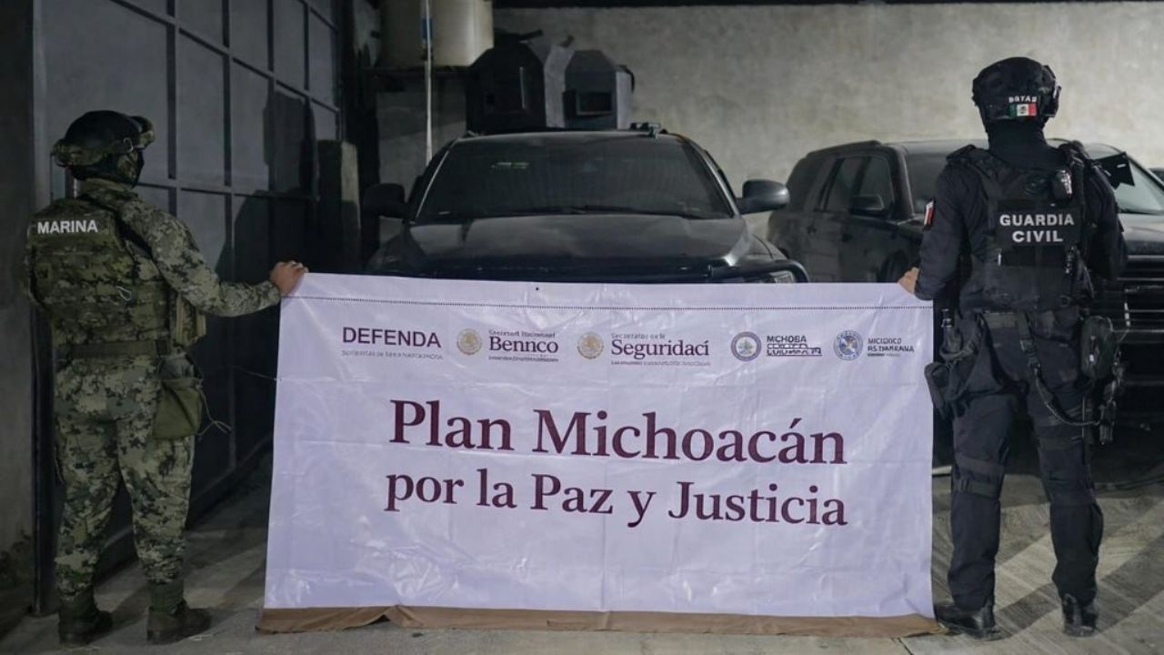 Golpe al crimen en Michoacán: Aseguran bodega usada para fabricar vehículos ‘monstruo’