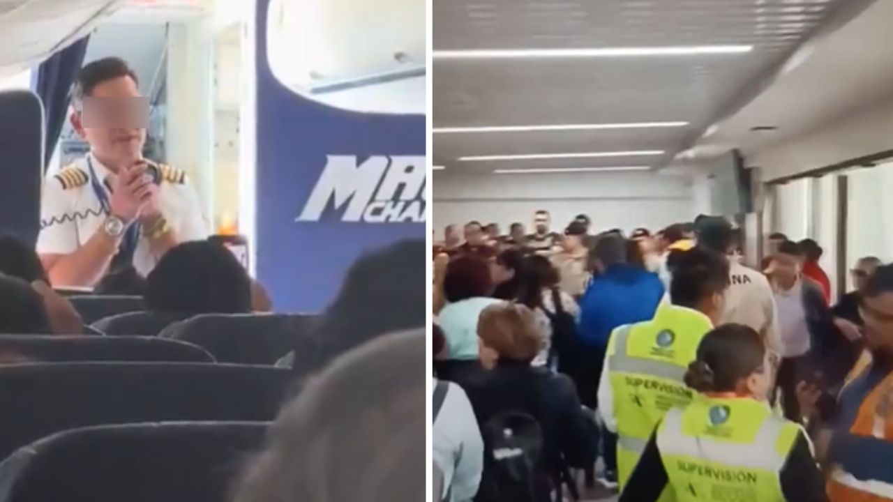 (VIDEO) Piloto mexicano ‘secuestra’ avión en CDMX y mantiene cautivos a pasajeros por despido y adeudos