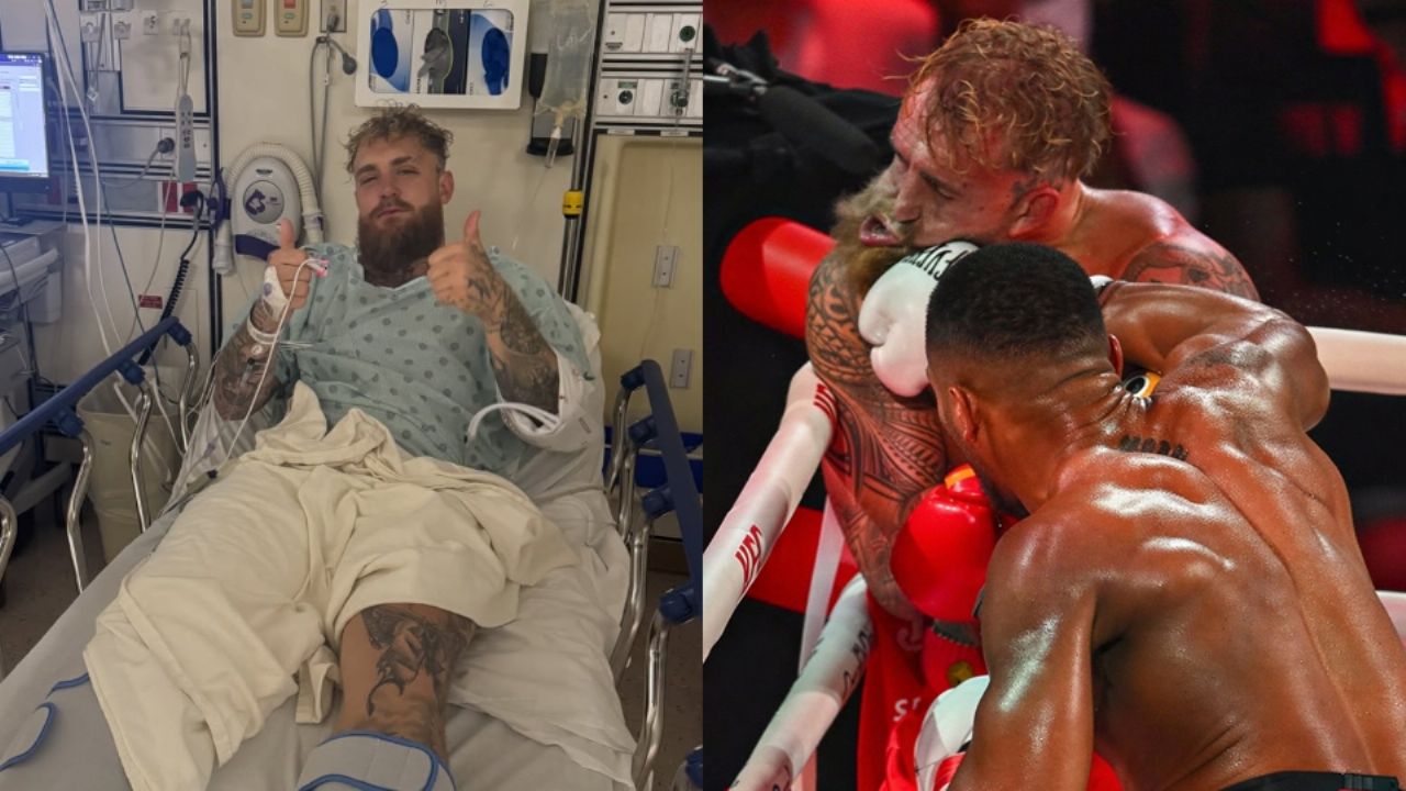 Anthony Joshua causa fractura en Jake Paul; el influencer tuvo que ser operado de emergencia