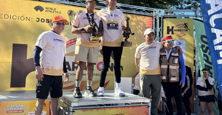 Fue reconocido por sus 100 maratones