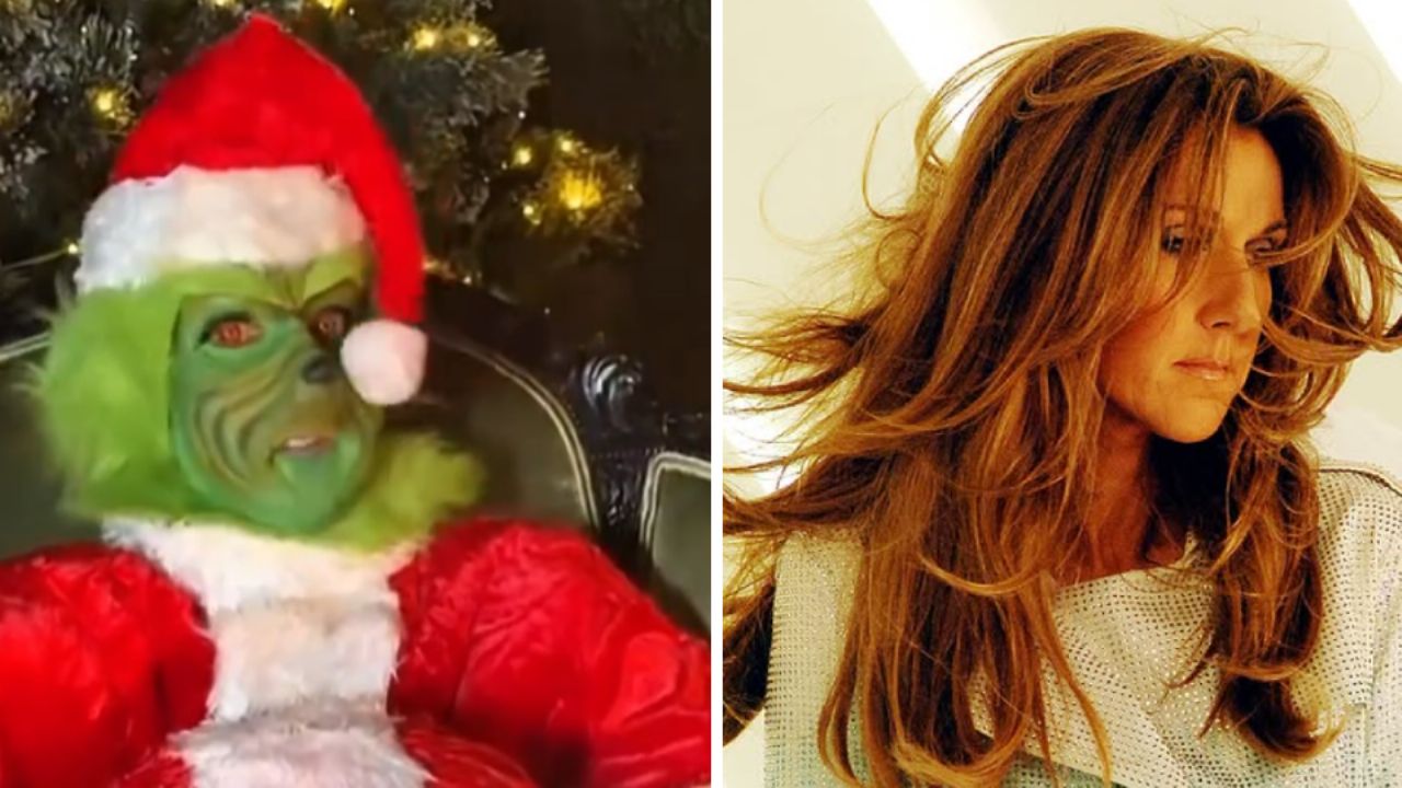 Con humor navideño: Céline Dion se transforma en el ‘Grinch’ y canta ‘All by Myself’ (VIDEO)