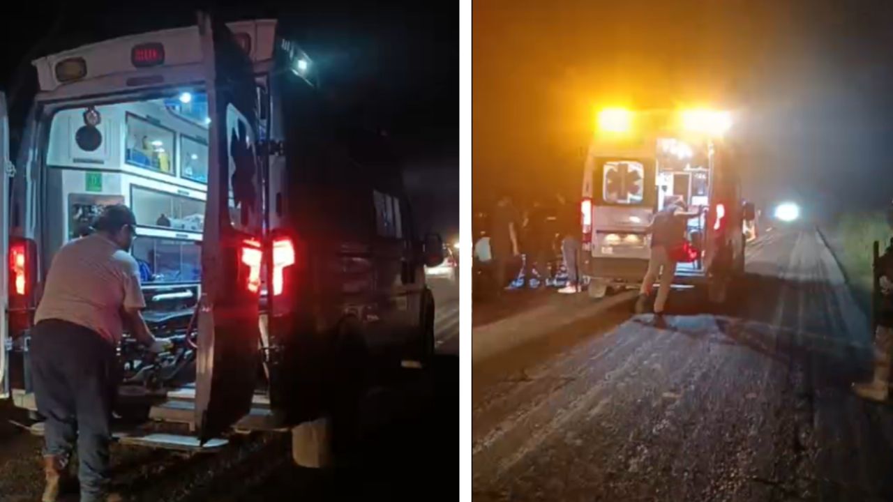 Autobús que viajaba de Monterrey a Huajutla vuelca en Pánuco, Veracruz; hay 8 lesionados