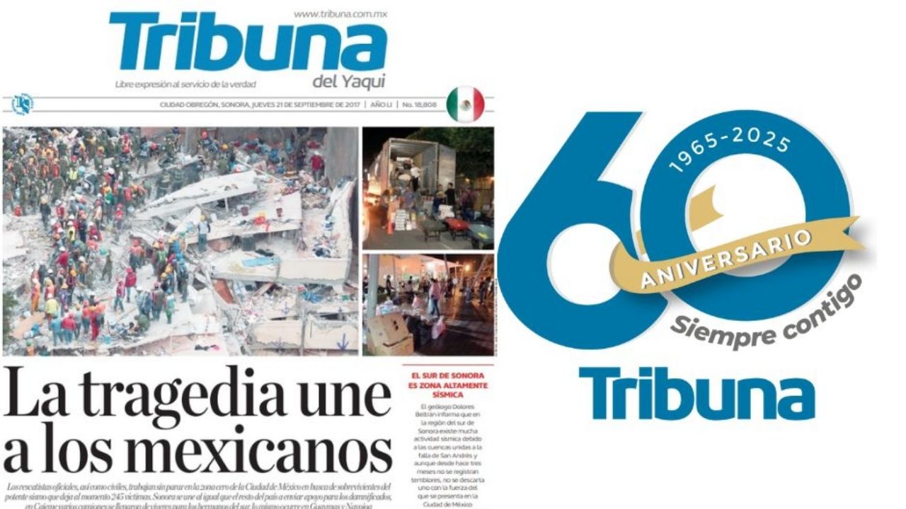 60 años, 60 historias: Tres sismos han sacudido a México un 19 de septiembre