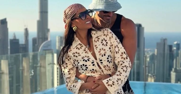 Galilea Montijo presume romántica Navidad en Dubái con su novio Isaac Moreno