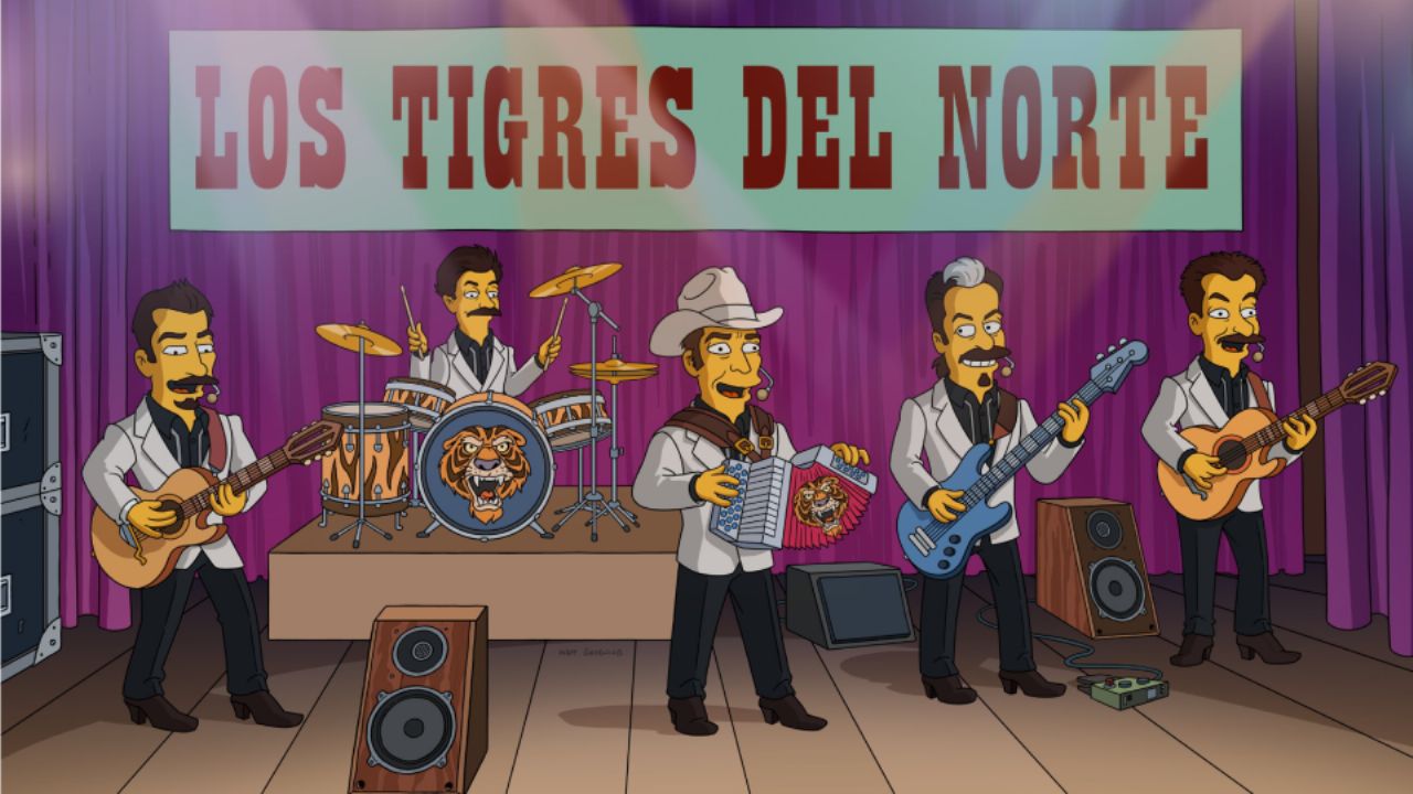 ‘Los Simpson’ reciben un homenaje musical: Los Tigres del Norte crean un corrido para la serie
